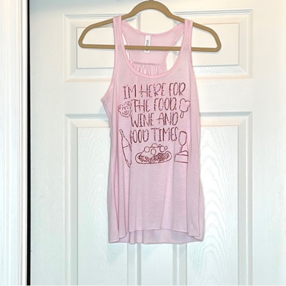 Disney Food and Wine Festival Pink Tank Top